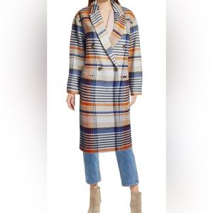 🌸New Elie 🌸 By Elie Tahari wool blend coat size 12 New With Tag multicolored